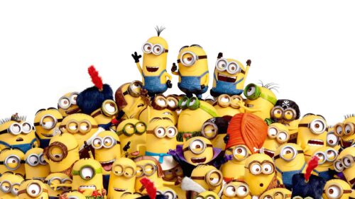 Funny Minions Dressed as Scary Monsters High Definition Desktop Wallpaper