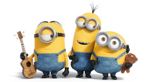 Cute Minions Fun Adventure High Resolution 4K Desktop Wallpaper