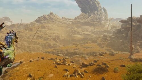 Monster Hunter Wilds 4K Gaming Wallpaper for Desktop PC – High Quality Landscape Background