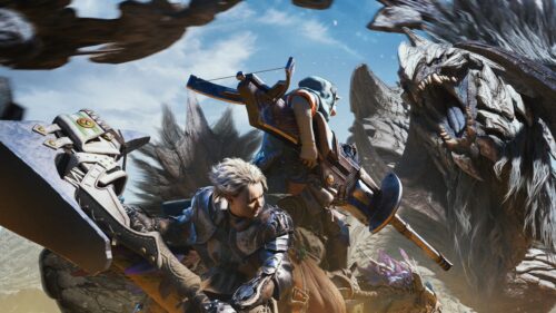 Monster Hunter Wilds 4K Desktop Gaming Wallpaper – Epic Hunter Landscape