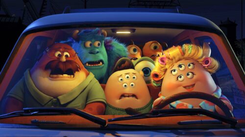 Mike Wazowski and Sulley Monsters Inc 4K Cinematic Desktop Wallpaper