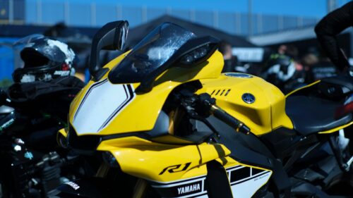 Yamaha R1 60th Anniversary Yellow Superbike Desktop Wallpaper