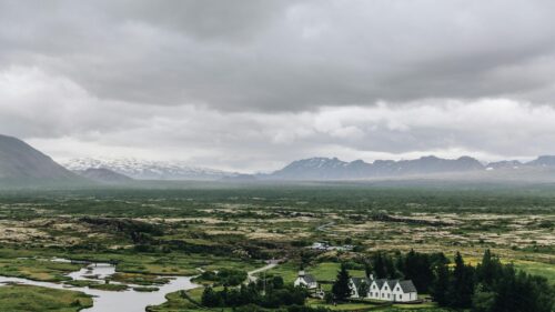 Stunning Pingvellir National Park Iceland Landscape Desktop Wallpaper