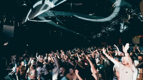 Crowded Music Concert Energy Live Performance 4K Wallpaper