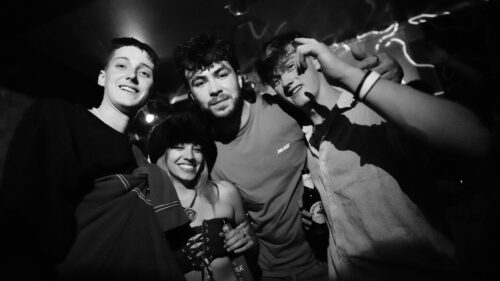 Friends Having Fun at a Nightclub Party 4K Desktop Wallpaper