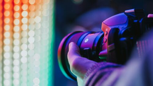 Creative DSLR Camera Lens Photography Concept 4K Wallpaper