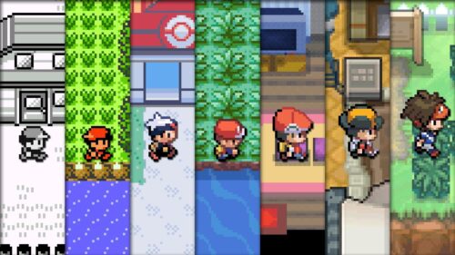 Epic Pokemon Battle Scene High Quality Gaming Wallpaper for Desktop PC