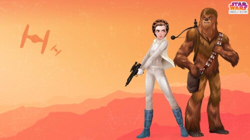 Princess Leia Organa Star Wars Galactic Rebellion 4K Desktop Wallpaper