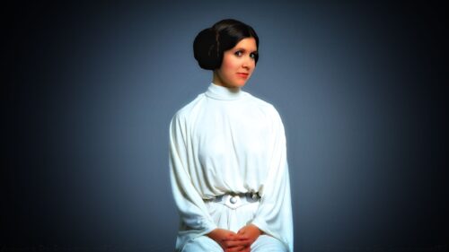 Princess Leia Organa Iconic Star Wars Portrait 4K Desktop Wallpaper