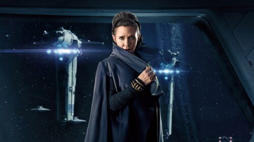 Stunning Princess Leia Organa Cinematic Portrait 4K Desktop Wallpaper