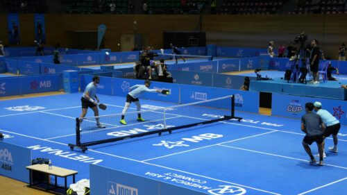 Professional Pickleball Tournament Match Action 4K Desktop Wallpaper