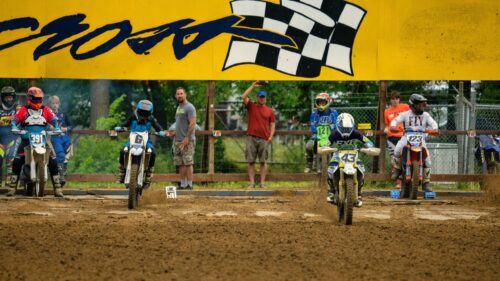 Motocross Start Line Race Action High Definition Desktop Wallpaper