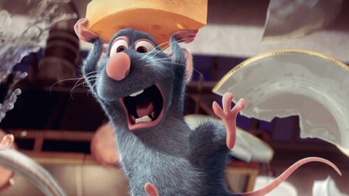 Remy the Chef Cooking Delicious Ratatouille in Paris Kitchen 4K Desktop Wallpaper