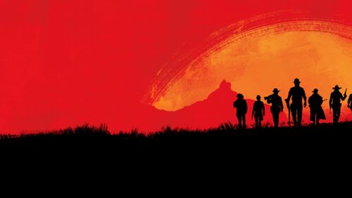 Red Dead Redemption 2 Arthur Morgan Sunset Gaming Wallpaper 4K Desktop Background