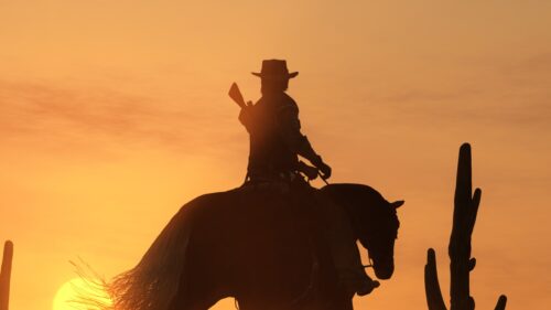 Red Dead Redemption Gaming Wallpaper – High Quality 4K Landscape Background for Desktop