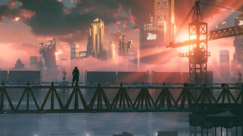 Replaced Gaming Wallpaper 4K – Cyberpunk Retro-Futuristic PC Desktop Background