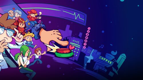 Rhythm Doctor Game Wallpaper 4K High Resolution Desktop Background