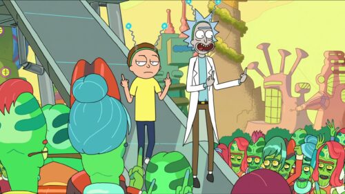 Epic Rick and Morty Multiverse Adventure High Definition Desktop Wallpaper