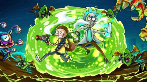 Epic Rick and Morty Multiverse Adventure High Definition Desktop Wallpaper