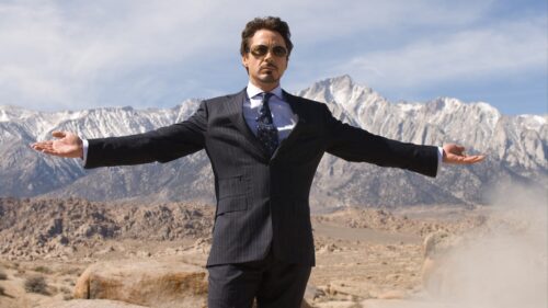 Stunning Robert Downey Jr Portrait in Cinematic Lighting High Resolution 4K Desktop Wallpaper