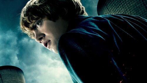 Ron Weasley Casting Spells Magical Harry Potter 4K Desktop Wallpaper