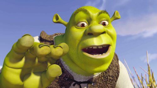 Iconic Shrek Smiling in the Swamp Forest High Definition 4K PC Wallpaper