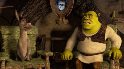 Iconic Shrek Smiling in the Swamp Sunbeam 4K Desktop Wallpaper