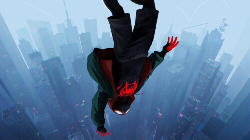 Stunning Miles Morales Spider-Man Into the Spider-Verse Cinematic Art 4K Desktop Wallpaper