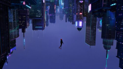Stunning Miles Morales Spider-Man Into the Spider-Verse Artistic 4K Desktop Wallpaper