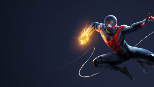 Spider-Man Miles Morales Gaming Wallpaper 4K – Iconic Marvel Superhero Desktop Background
