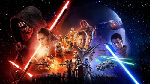 Epic Star Wars Cinematic Space Battle Art High Definition Desktop Wallpaper