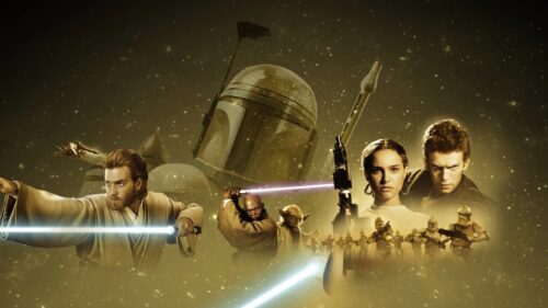 Epic Star Wars Cinematic Battle Scene High Resolution 4K Desktop Wallpaper