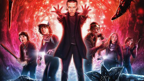 Dark Aesthetic Stranger Things Upside Down Scene for PC 4K Wallpaper
