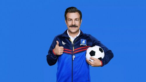 Ted Lasso Inspiring Believe Sign and AFC Richmond Aesthetic 4K Desktop Wallpaper