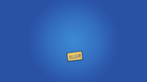 Ted Lasso Inspiring Believe Sign and AFC Richmond Aesthetic Desktop Wallpaper