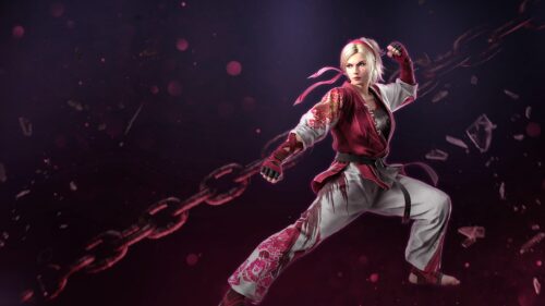 Tekken 8 Kazuya Mishima Epic Fighting 4K Desktop Wallpaper – High Quality Gaming Background