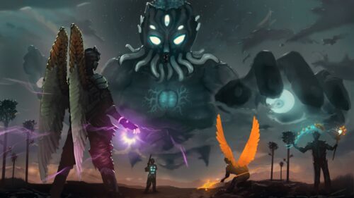 Terraria Boss Battle HD Gaming Wallpaper for Desktop – 16:9 PC Background