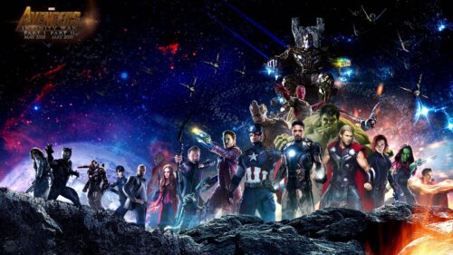 Epic The Avengers Team Assemble Cinematic Action Scene 4K Desktop Wallpaper