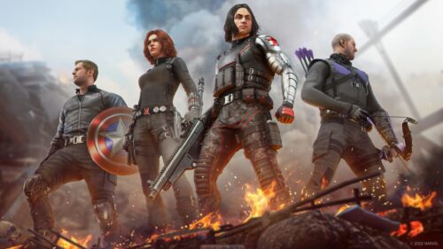 Epic Avengers Team Assemble Cinematic Action Scene 4K Desktop Wallpaper