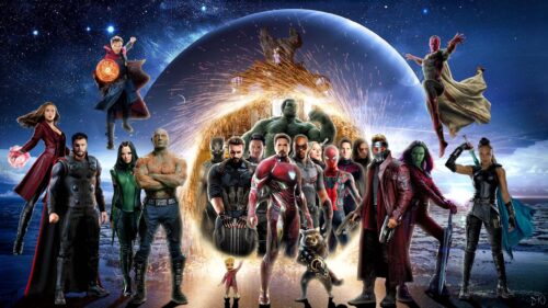 Epic The Avengers Team Assemble Cinematic Action Scene 4K Desktop Wallpaper
