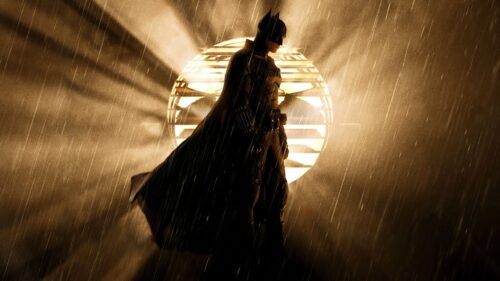 Dark Knight Rises The Batman Cinematic Gotham City Silhouette 4K Desktop Wallpaper