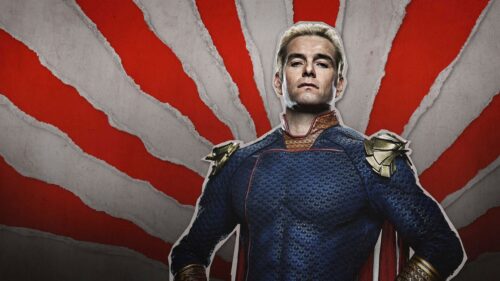 The Boys TV Series Homelander and Butcher Cinematic 4K Desktop Wallpaper