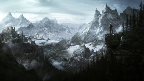 The Elder Scrolls V Skyrim Dragonborn High Quality Gaming Wallpaper for PC