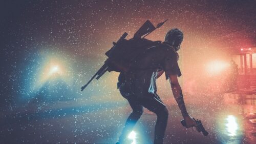 The Last of Us Joel and Ellie Post Apocalyptic Landscape 4K Desktop Wallpaper
