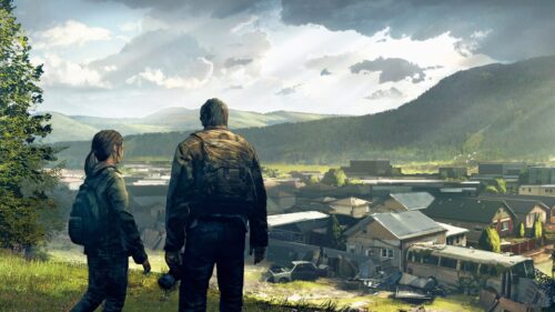 The Last of Us Joel and Ellie Post-Apocalyptic Gaming Desktop Wallpaper 4K