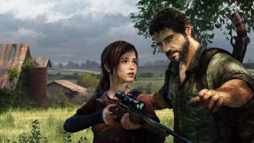The Last of Us Joel and Ellie Post-Apocalyptic Gaming Wallpaper 4K for PC Desktop