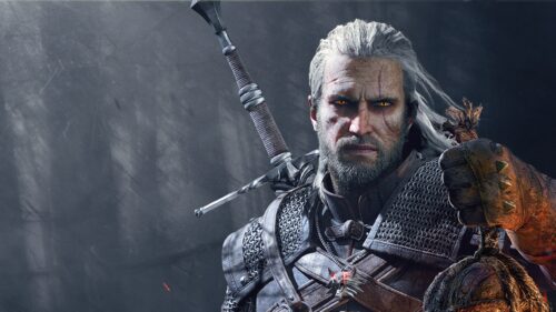 The Witcher 3 Geralt of Rivia Epic Combat Desktop Wallpaper 4K – Premium Gaming Background