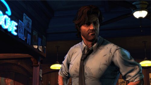 The Wolf Among Us 2 Bigby Wolf Noir Gaming Wallpaper 4K Desktop Background