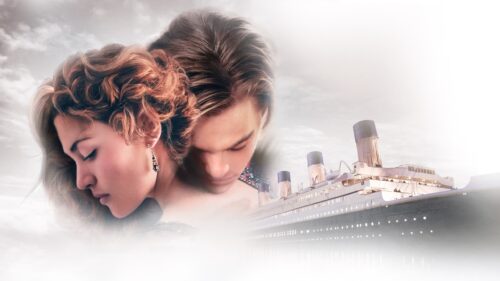 Majestic Titanic Sailing Across the Atlantic Ocean High Definition Desktop Wallpaper