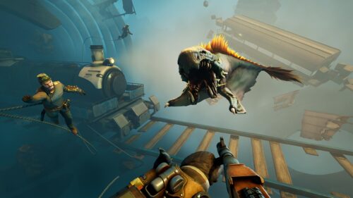 Voidtrain Gaming Wallpaper – Epic Interdimensional Train Journey 4K Desktop Background